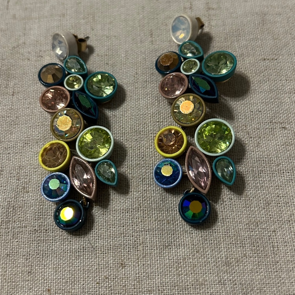 J. Crew statement earrings